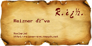 Reizner Éva névjegykártya